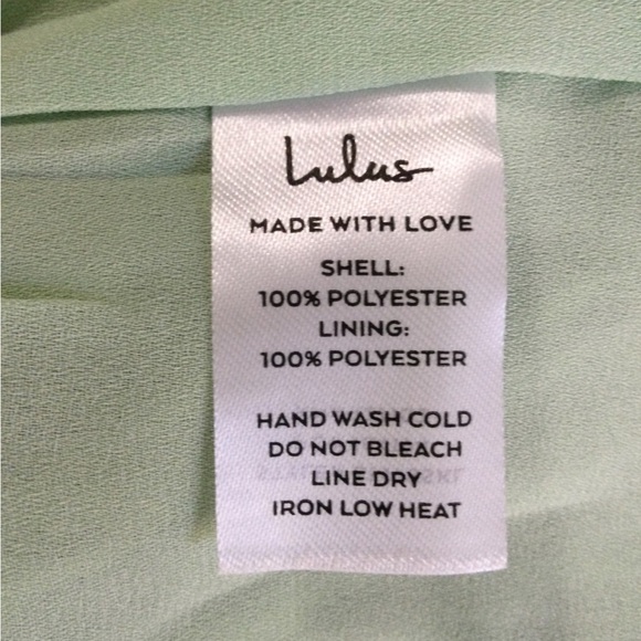 Lulus Light Green Striped Ruffled Mini Skort Size S - Picture 4 of 7